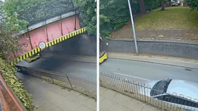 Double-decker bus roof torn off: Bus hits bridge in Greater Manchester; 5 injured, 1 critical | World News