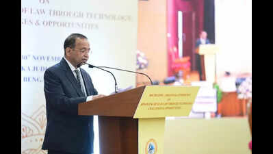 Supreme Court judge: Tech in judiciary a constitutional need now | Bengaluru News